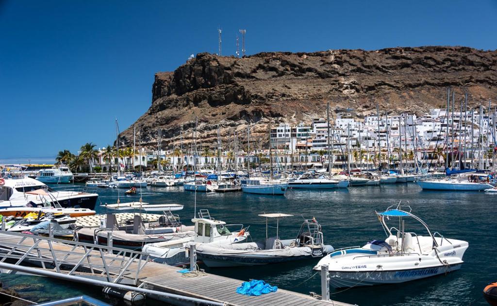 Edificio Playa Apartment Puerto De Mogan Luaran gambar