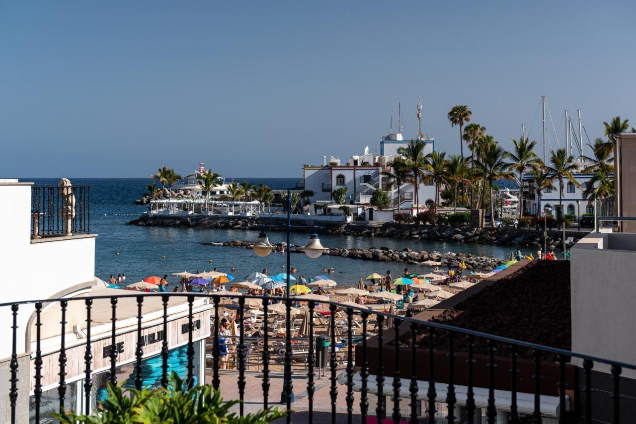 Edificio Playa Apartment Puerto De Mogan Luaran gambar