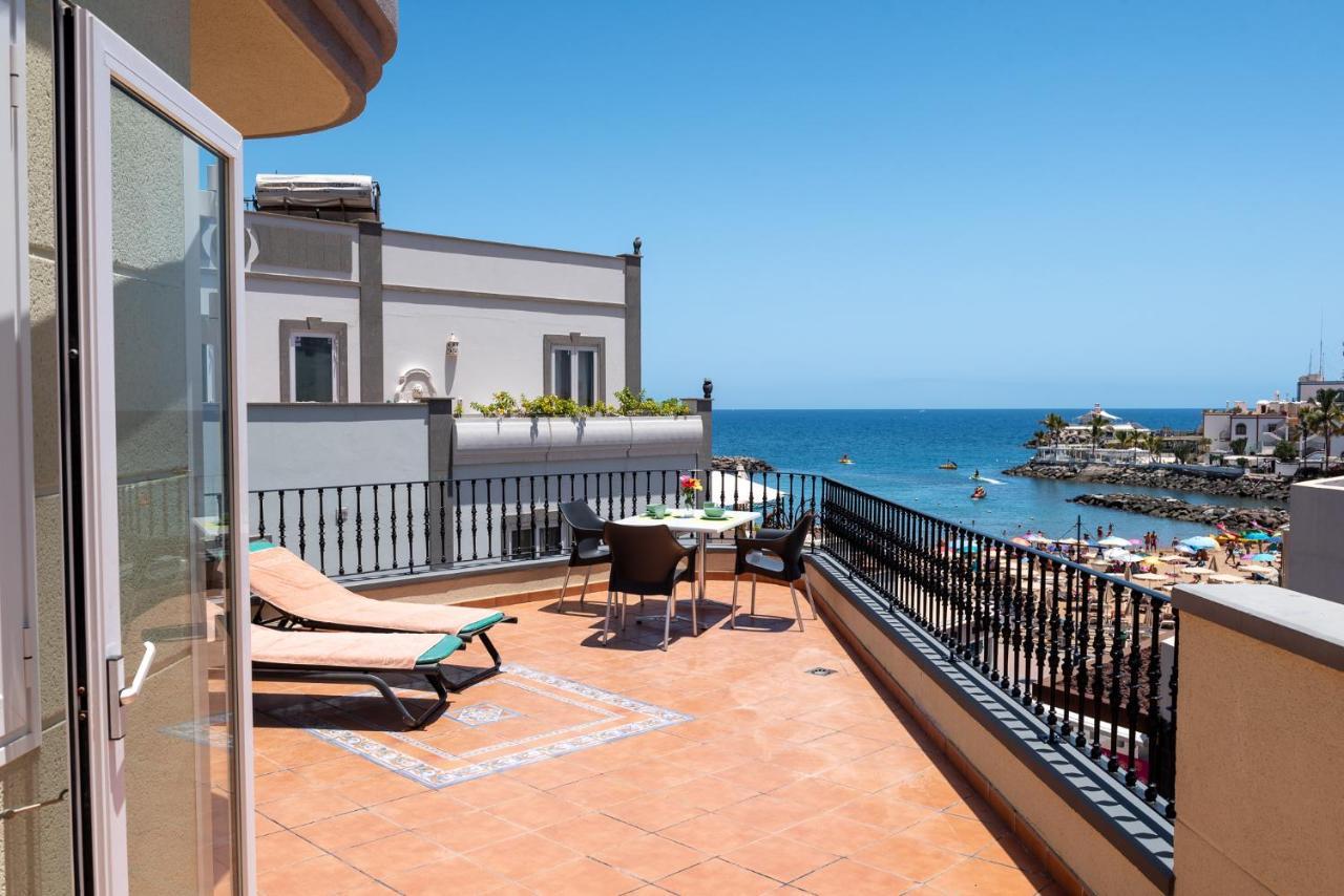 Edificio Playa Apartment Puerto De Mogan Luaran gambar