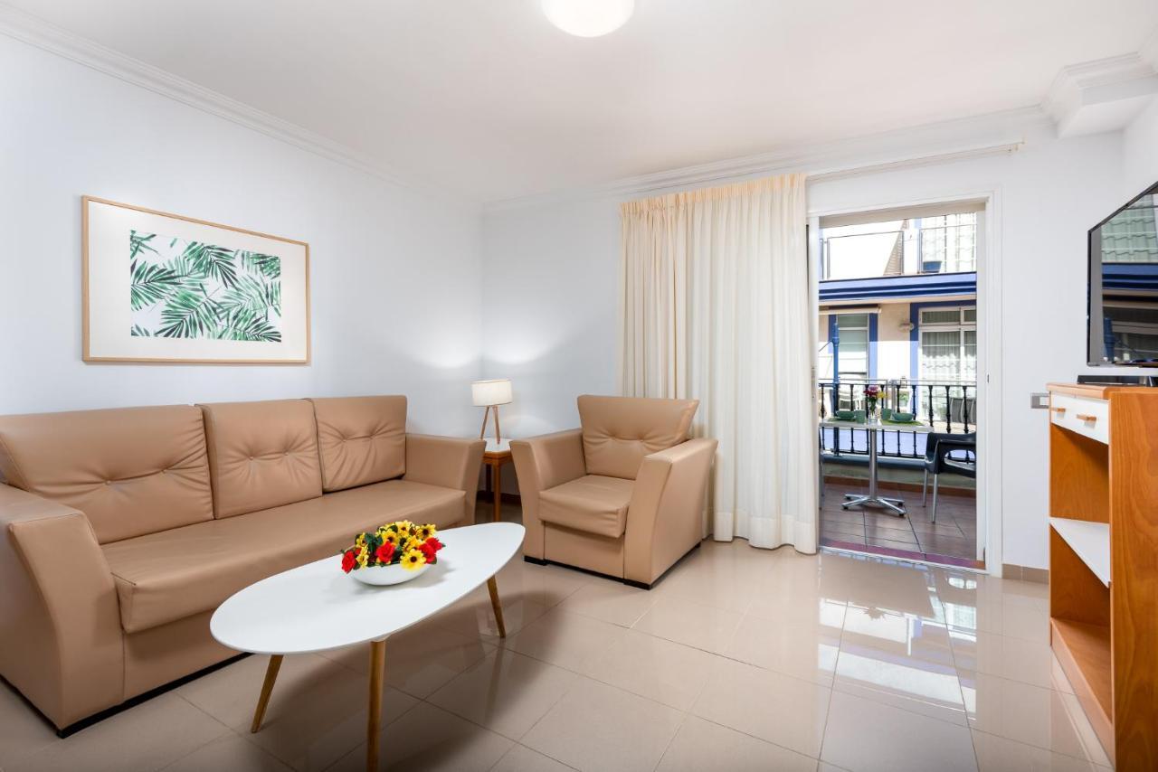 Edificio Playa Apartment Puerto De Mogan Luaran gambar