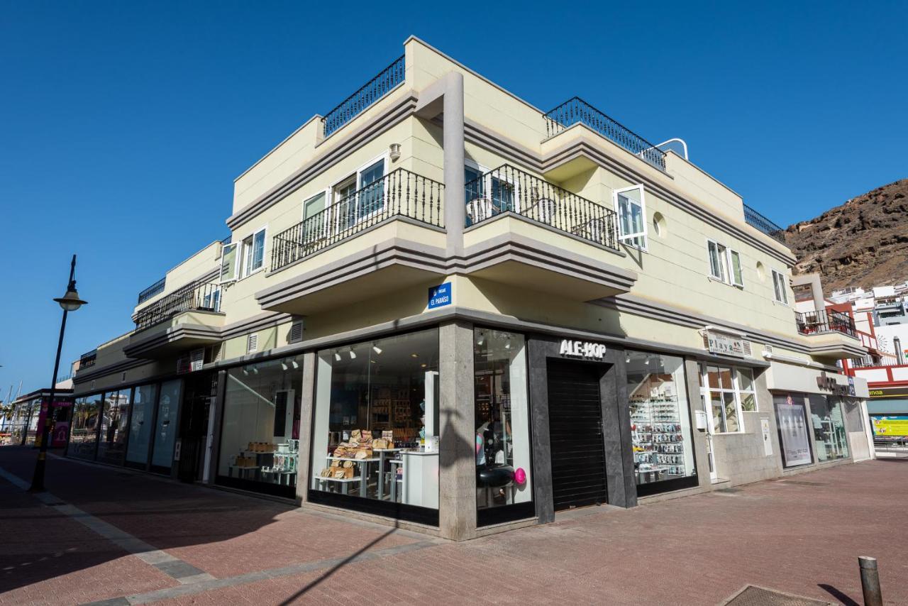 Edificio Playa Apartment Puerto De Mogan Luaran gambar