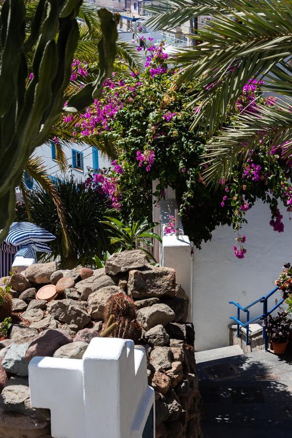 Edificio Playa Apartment Puerto De Mogan Luaran gambar