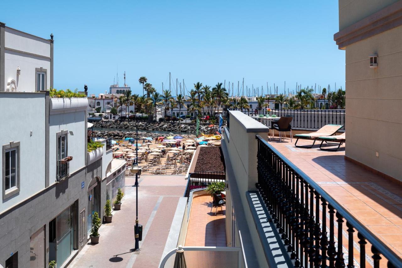 Edificio Playa Apartment Puerto De Mogan Luaran gambar