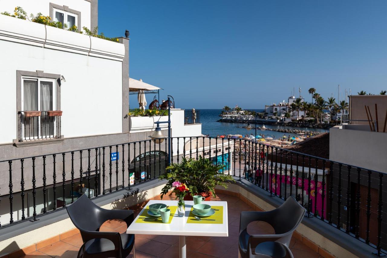 Edificio Playa Apartment Puerto De Mogan Luaran gambar